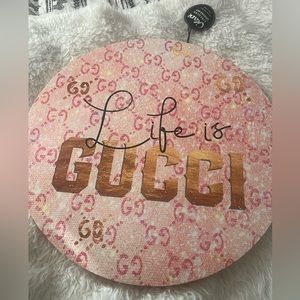 NWT Oliver life is Gucci wall canvas